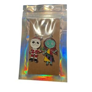 BLACK JACK AND SALLY NIGHTMARE CHRISTMAS EARRINGS